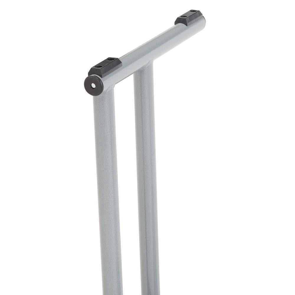 96 in. Grey Plastic Folding Seminar Table