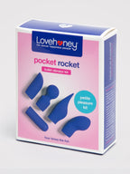 Lovehoney Rechargeable Mini Bullet Vibrator and Sleeve Set (5 Piece), Purple