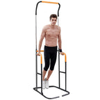 Power Tower Dip Station Adjustable Pull Up Bar Exercise Home Gym Strength Training Workout Multi Function Equipment