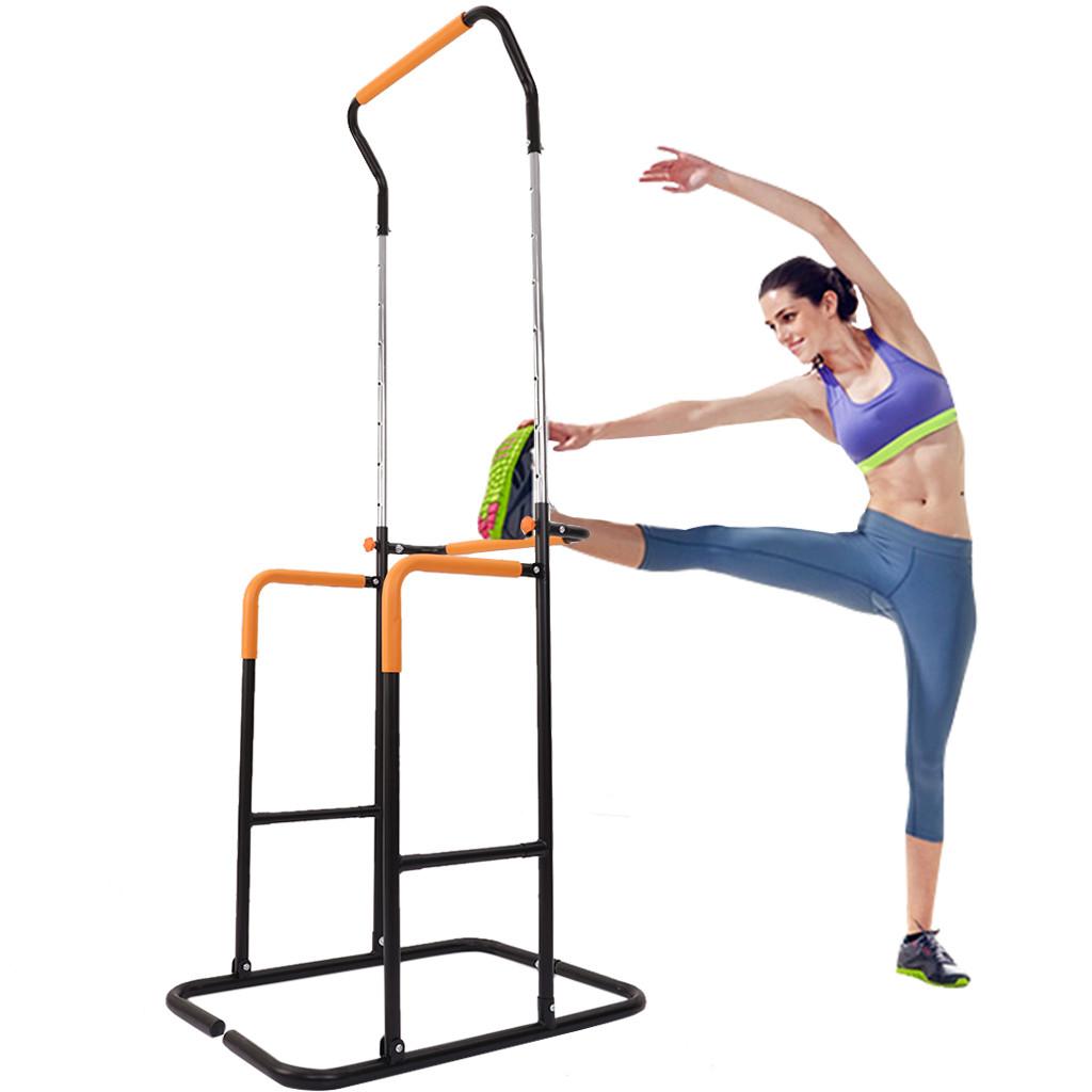 VANLOFE Adjustable Multi Function Power Tower Pull-up Bars Stand Standing Dip Station Strength Training for Home Gym 330 Weight Capacity