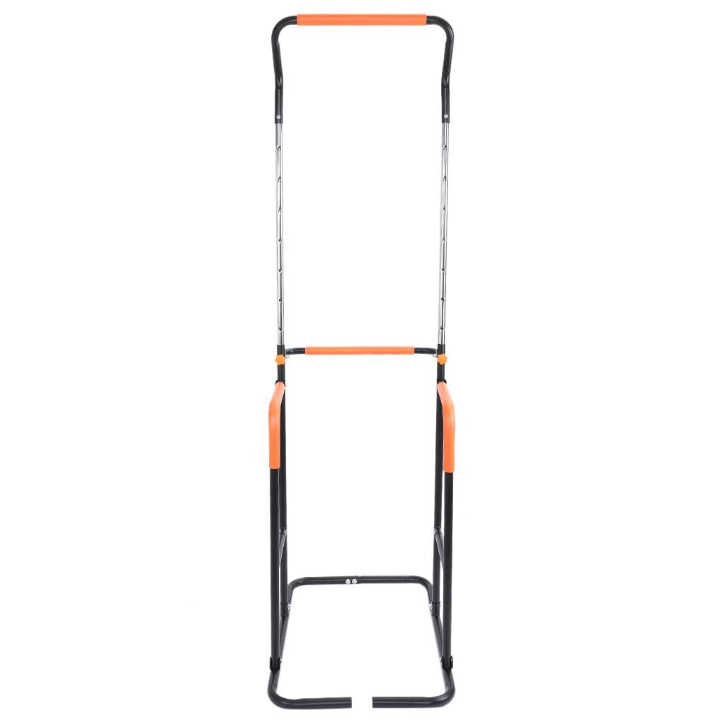 VANLOFE Adjustable Multi Function Power Tower Pull-up Bars Stand Standing Dip Station Strength Training for Home Gym 330 Weight Capacity