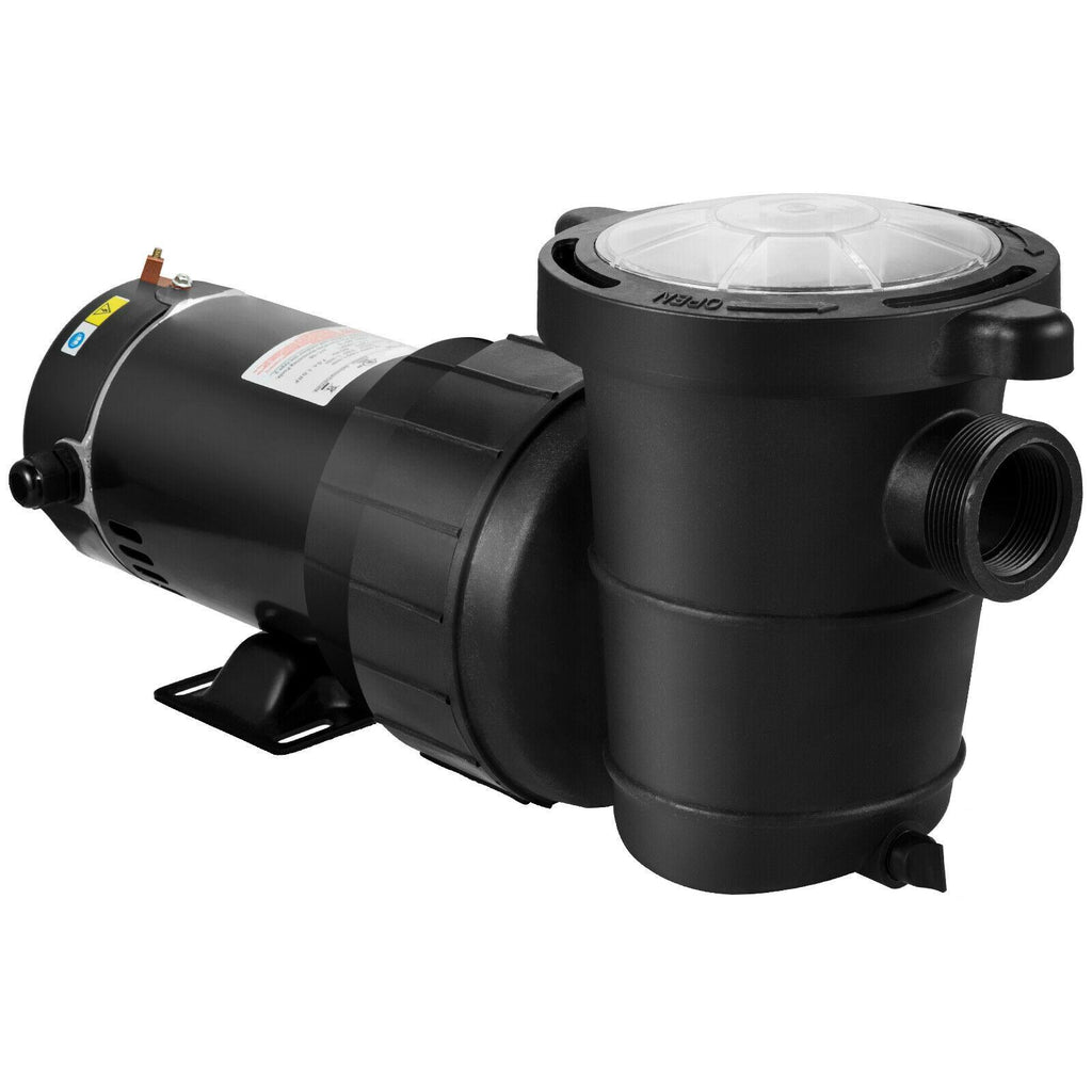 vevor swimming pool pump above ground pool pump 1.5 hp 88 gpm w/ strainer