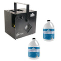 Chauvet DJ Hurricane Haze 2D Water Based Smoke/Fog Machine &amp; Fog Juice (2 Pack)