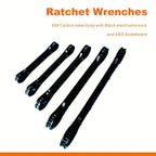 5-piece Ratchet Wrench  Wrench Auto Repair Tool Manual Tool Set Double-ended Ratchet