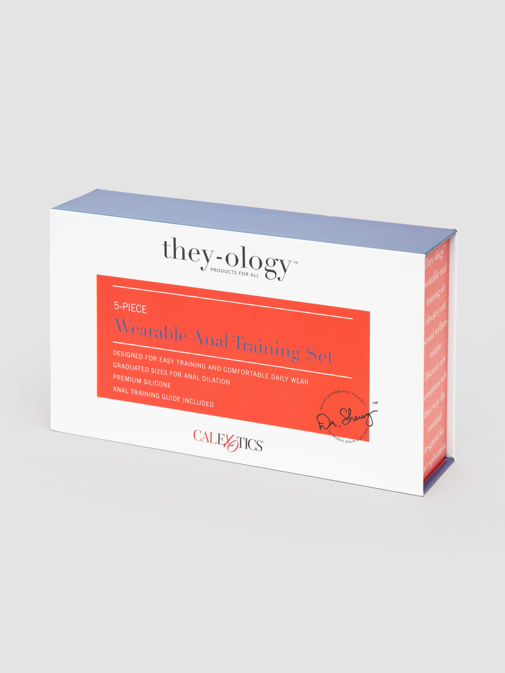 They-ology Wearable Anal Training Set (5 Piece), Blue