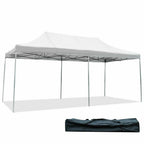 20 ft. x 10 ft. White Instant Pop Up Wedding Tent Folding Shelter Canopy Carry Bag