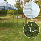 20 ft. x 10 ft. White Instant Pop Up Wedding Tent Folding Shelter Canopy Carry Bag
