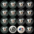 Oakland Athletics Home Vs Away Billiard Ball Full Set of 16