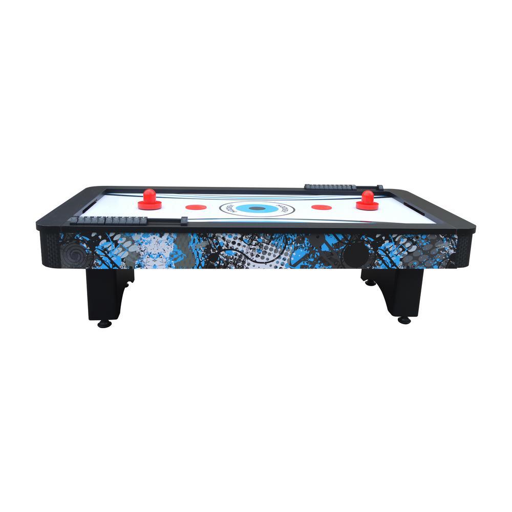 Crossfire 42 in. Tabletop Air Hockey Table with Mini Basketball Game