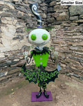 Metal Halloween Figurine Statue Decorations with Bobbly Heads