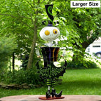 Metal Halloween Figurine Statue Decorations with Bobbly Heads