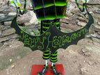 Metal Halloween Figurine Statue Decorations with Bobbly Heads