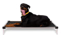 K9 Ballistics Chew Proof Elevated Dog Bed, Chew Resistant Indestructible Dog Cot, Large, Medium, Small Sizes for Indoor or Outdoor Dogs Who Chew Their Beds, Waterproof with Aluminum Frame