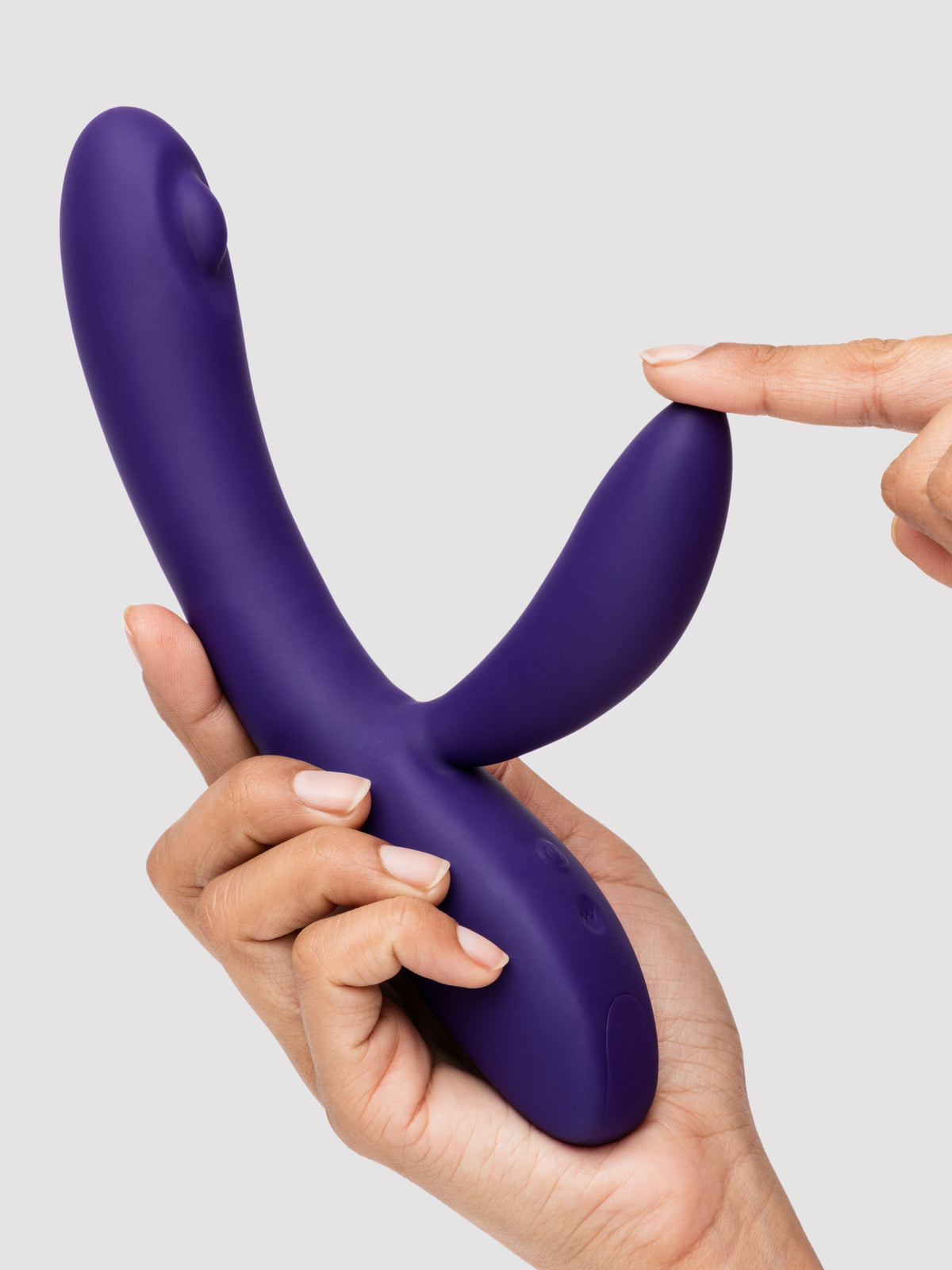 Lovehoney Dream Rabbit Pulsing Silicone Rechargeable Rabbit Vibrator, Purple
