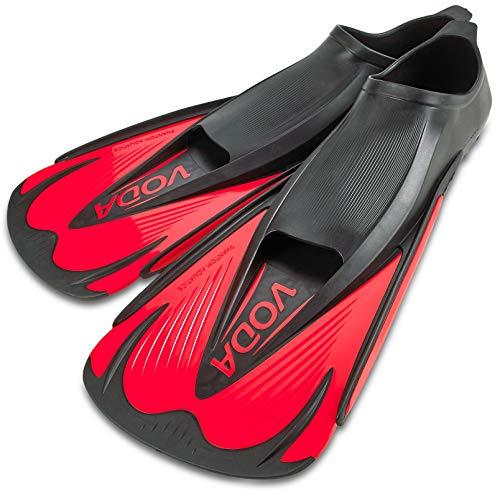 Phantom Aquatics Rapido Boutique Collection Full Foot Fins Bundled with Panoramic View Tempered Glass Lens Mask Fin Snorkel Set