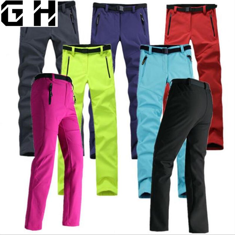 Women's Clothing - Winter Thick Warm Fleece Softshell Pants