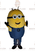 BIGGYMONKEYmascot costume of Bob, the very smiling little Minions