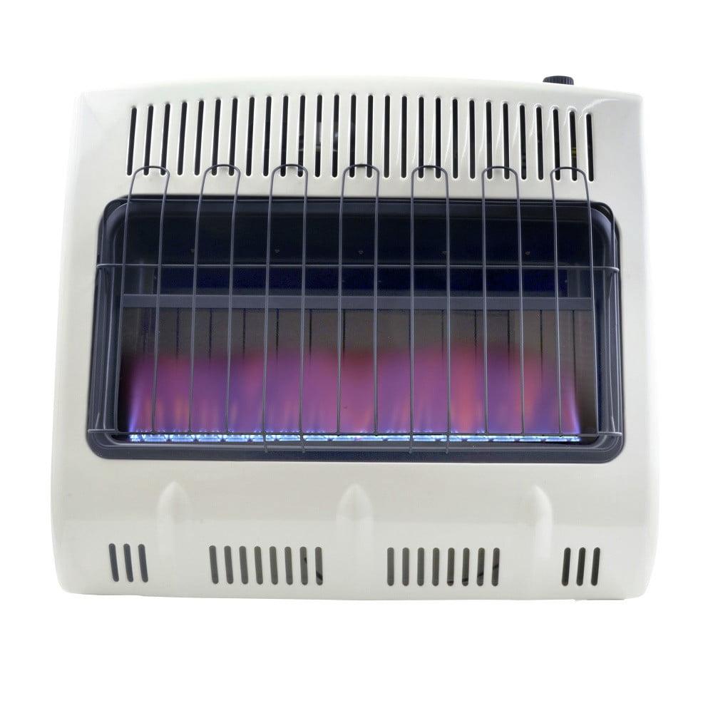 30000 BTU Vent Blue Flame Natural Gas Heater