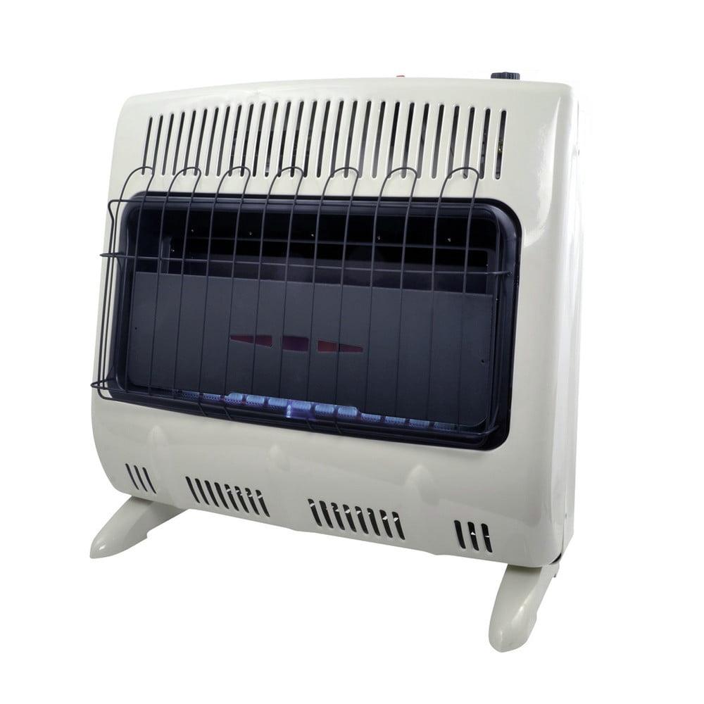 30000 BTU Vent Blue Flame Natural Gas Heater