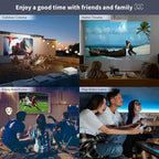 4k native 1080p hd 5g wifi bluetooth home theater projector video cinema 9500lm