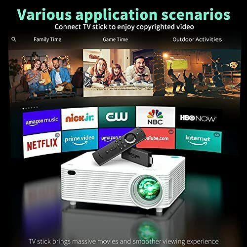 4k native 1080p hd 5g wifi bluetooth home theater projector video cinema 9500lm