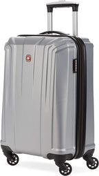 3750 Hardside Expandable Luggage with Spinner Wheels, Silver, Carry-On 20-Inch