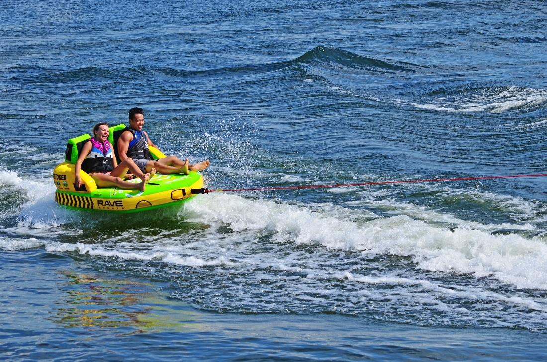 Rave Sports 02644  #Stoked Inflatable Two Rider Towable Water Tube