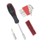 39-Piece Household Tools Kit Essential Home Repair Set with Plastic Toolbox Ideal for ColleStudents, Home Use & More