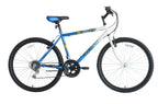 Pioneer 18-Speed Steel Men's Mountain Bicycle, Blue