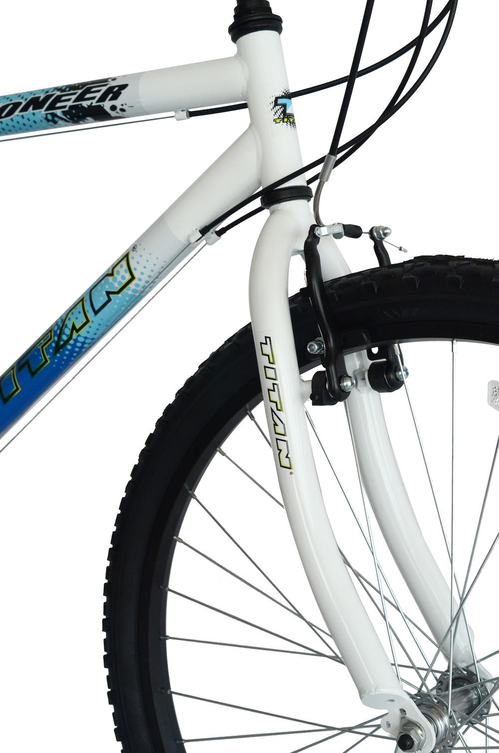 Pioneer 18-Speed Steel Men's Mountain Bicycle, Blue