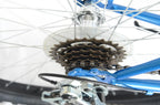 Pioneer 18-Speed Steel Men's Mountain Bicycle, Blue