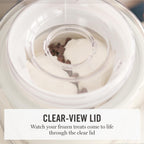 Ice Cream Maker, 2 Quart Double-Insulated Freezer Bowl, Sorbet & Frozen Yogurt, Ready in 20 Minutes, Mix-Ins Chute, Easy to Clean, Linen Cream
