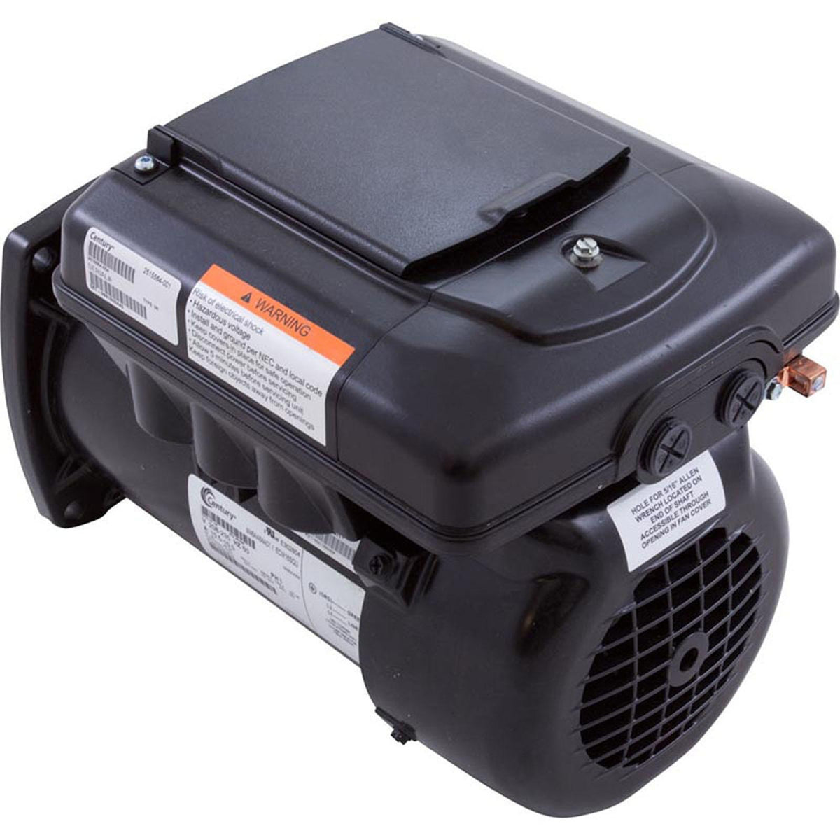 A. O. Smith Motor, Century, 208v-230v, Var-Spd, 48fr, SQFL, V-Green