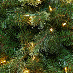 Home Herita7' Cascade Cashmere  Set Artificial Pre-Lit Christmas Tree
