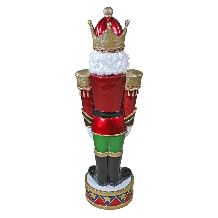 Toscano Illuminated Bavarian-Style Holiday Nutcracker Statue