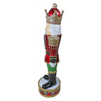 Toscano Illuminated Bavarian-Style Holiday Nutcracker Statue