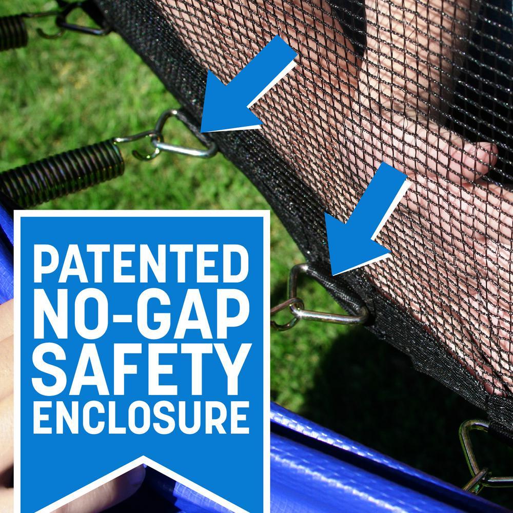 Skywalker Trampolines 15 ft. Round Trampoline with Enclosure in Blue