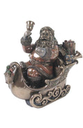 Santa In Sleigh Sculpture Figurine