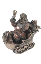Santa In Sleigh Sculpture Figurine