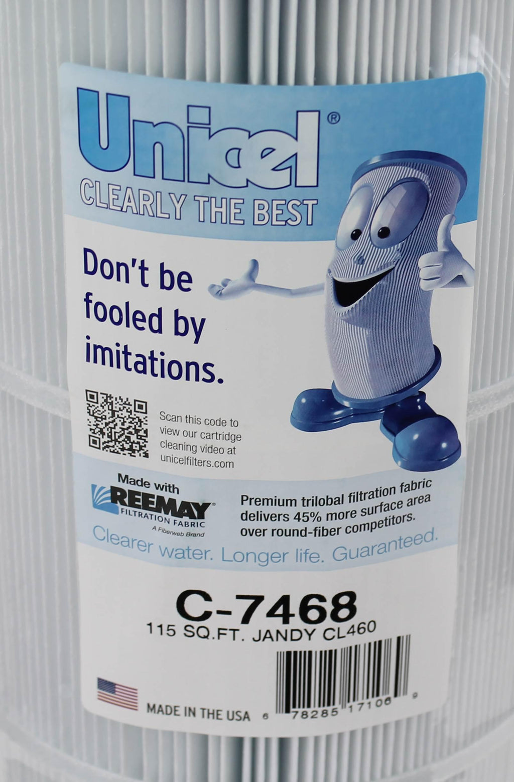 unicel c-7468 fc-0810 swimming pool filter replacement cartridge cl460 (6 pack)