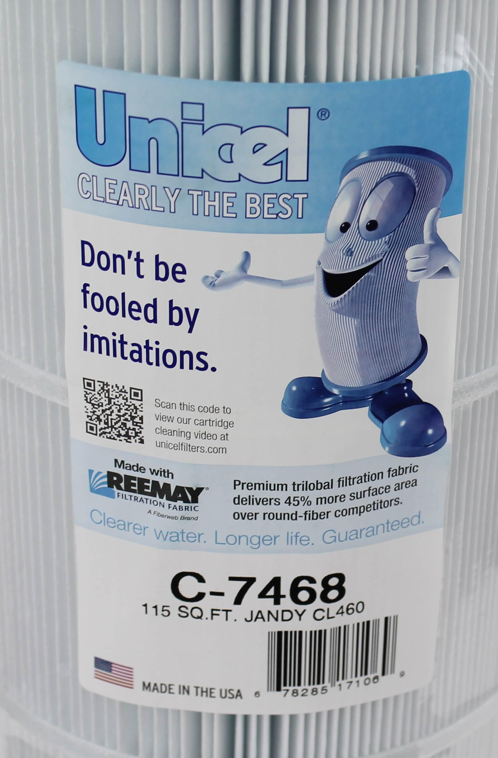 unicel c-7468 fc-0810 swimming pool filter replacement cartridge cl460 (6 pack)