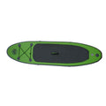 8 ft. Green PVC SUP Inflatable Backpack Paddle Board with Adjustable Paddle
