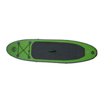 8 ft. Green PVC SUP Inflatable Backpack Paddle Board with Adjustable Paddle