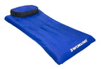 Swimline Solstice Pool Inflatable Fabric Lounger &amp; Fabric Covered Air Mattress