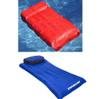 Swimline Solstice Pool Inflatable Fabric Lounger &amp; Fabric Covered Air Mattress