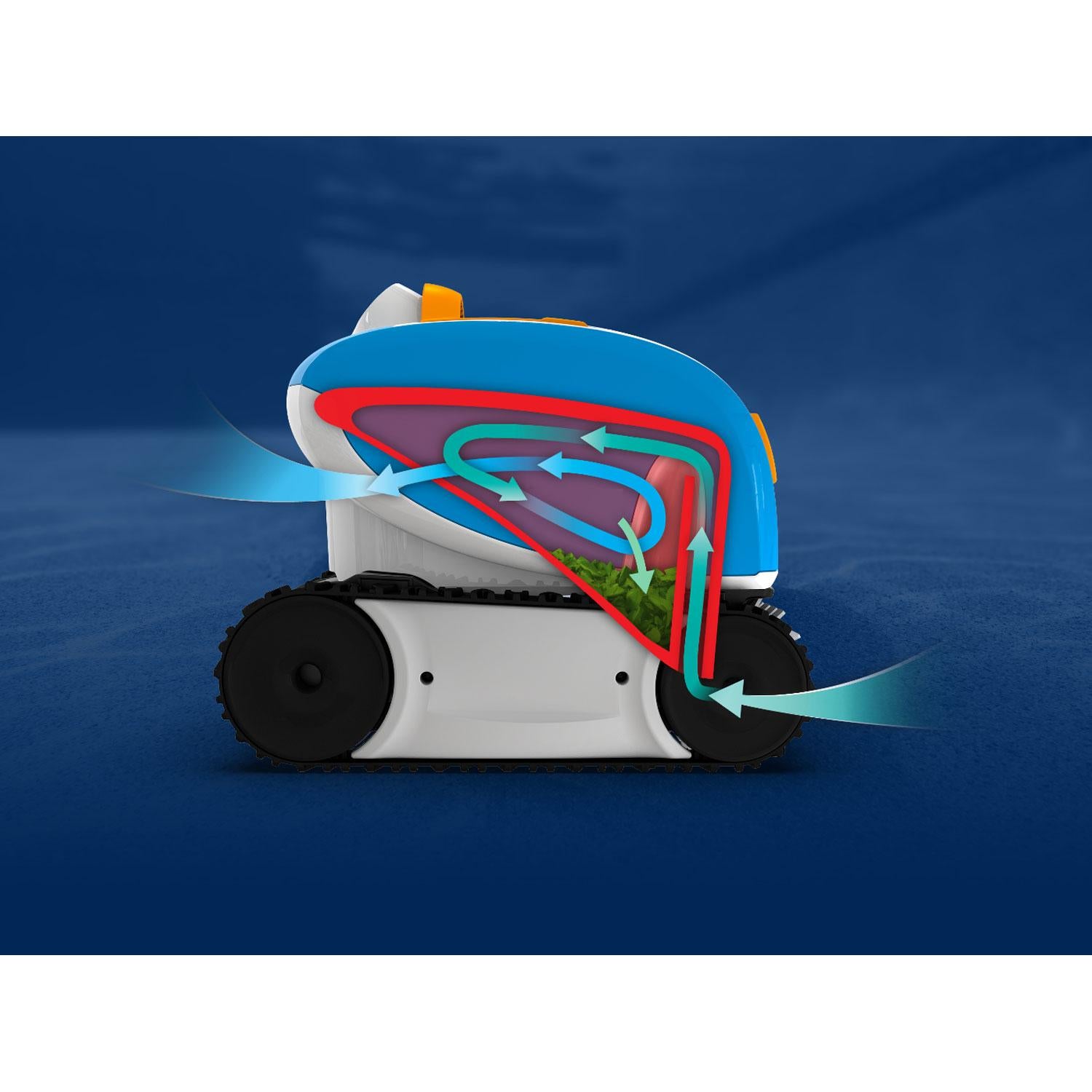 aqua products sol automatic robotic pool cleaner for in ground swimming pools