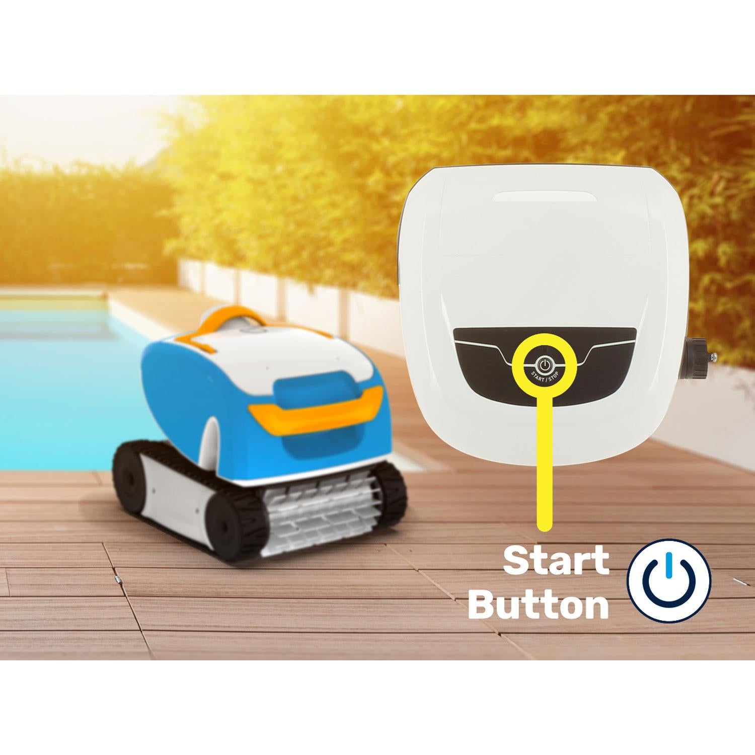 aqua products sol automatic robotic pool cleaner for in ground swimming pools