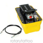10000PSI Air Hydraulic Foot Pedal Pump Auto Body Frame Machine Pneumatic 2.3L US