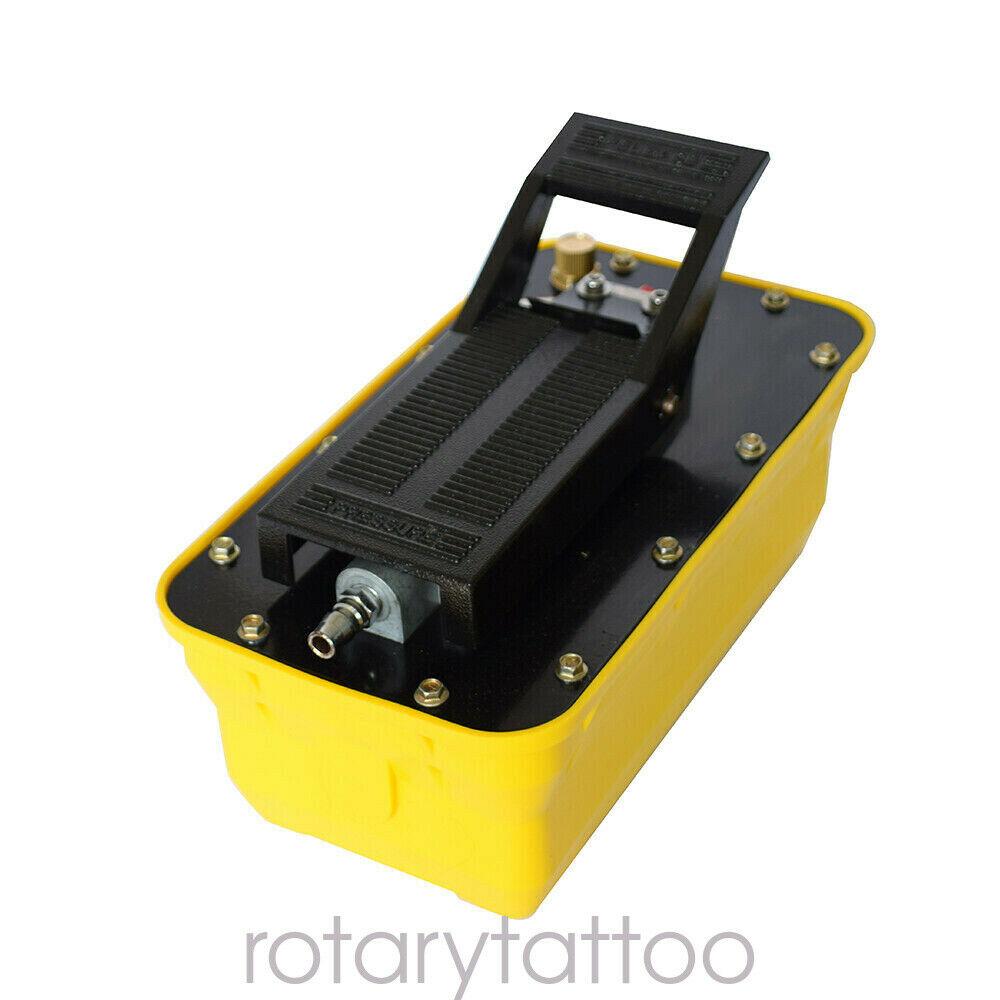 10000PSI Air Hydraulic Foot Pedal Pump Auto Body Frame Machine Pneumatic 2.3L US