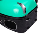 CLOVERPET C0202 Innovative Fashion Bubble Pet Travel Carrier Backpack for Cats Dogs Puppy, Green, 13.4" LX13 WX16.9 H